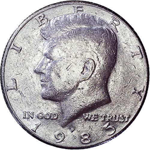 1985 פ. קנדי חצי דולר 50 סנט יפה מאוד