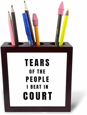 3דמעות ורדים של האנשים שאני מכה בבית המשפט מצחיק עורך הדין הטוב ביותר. - מחזיקי עט אריח