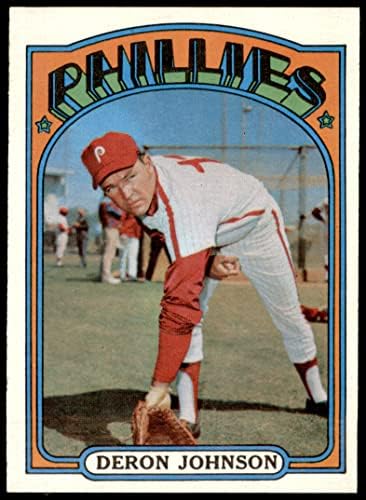 1972 Topps 167 Deron Johnson Philadelphia Phillies NM Phillies