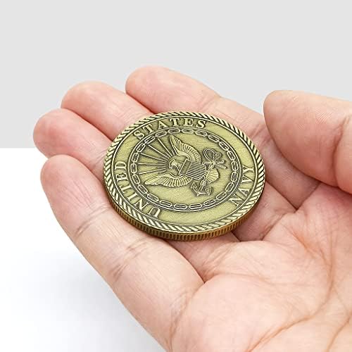 מטבע פופאי חיל הים חיל הים כבוד מטבע ברונזה עתיק פופאי מדליון תג צעצוע מזל מטבע מזל