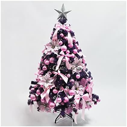 עץ חג המולד המלאכותי של אינדיאה עץ אורן חג המולד עם קישוט בית חג המולד של סוגר מתכת, מתאים מאוד לקישוט חג פנימי וחיצוני