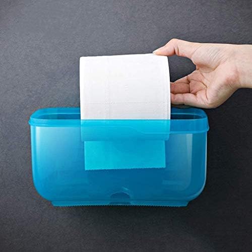 מגש נייר טואלט אמבטיה של YFQHDD, מחזיק נייר אטום נטול אגרוף מגבת נייר נייר נייר טואלט מסגרת אחסון