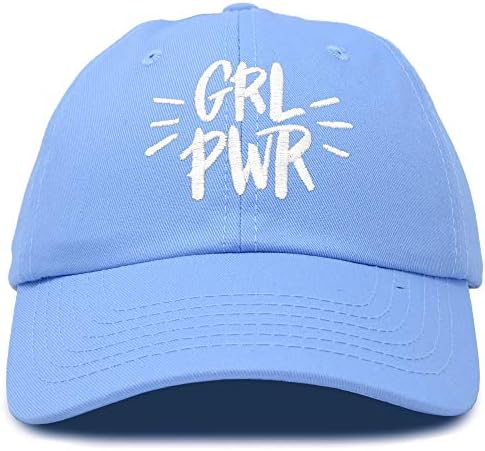 Dalix Girl Power Power Baseball Cap Hat Hat Hat Womens Girls Teens