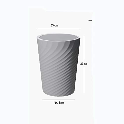 Zukeeljt זבל פח אשפה יכול למטבח בית מגורים משק בית מיוחד PP ניתן להעיף חומר פלסטיק וקל לשימוש בפח אשפה