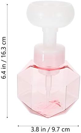 Doitool Cobaming Dispenser מתקן סבון מקציף צורת פרח צורת קצף מתקן בקבוקי הקצף מפלסטיק מיני מקצף סבון מתקן לאריזה קוסמטית 2 יחידים מתקן כוס