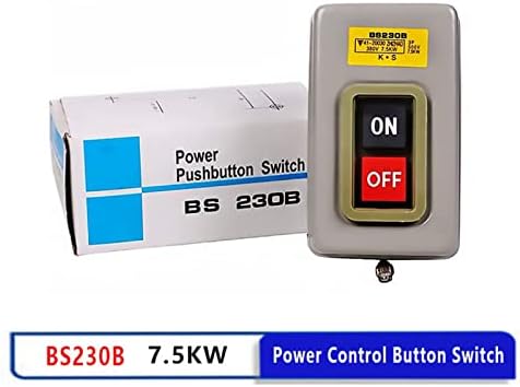 ZLAST BS230B כפתור בקרת חשמל מתג תעשייתי בית תעשייתי כפתור התחלה תלת פאזי תלת פאזי לחיצה על מתג 17A 7.5KW