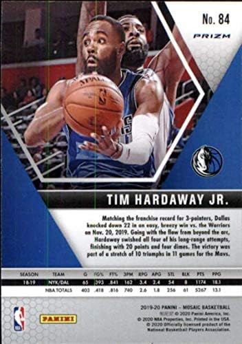 2019-20 Panini Mosaic Retroactive Orange 84 Tim Hardaway Jr. Dallas Mavericks NBA כרטיס מסחר בכדורסל