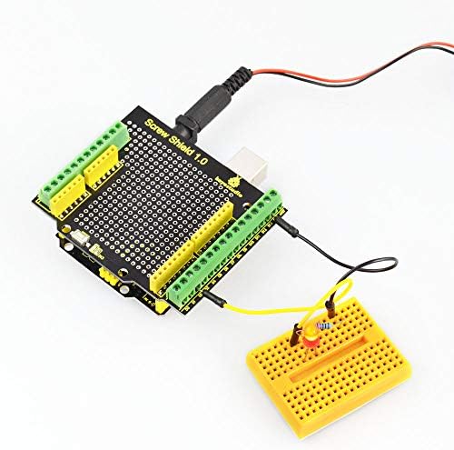 מגן בורג פרוטו של keyestudio עבור Arduino R3, לוח הרחבת אב -טיפוס עבור U&O