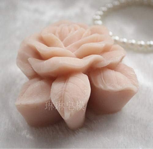 פרח לבן סיליקון סבון סבון סבון מכין תבניות Diy Craft Art בעבודת יד עובש סבון גמיש