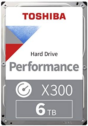 Toshiba X300 6TB ביצועים גבוהים כונן קשיח פנימי 3.5 ''. 7200 סלד, מאגר 128MB, אחריות 3 שנה