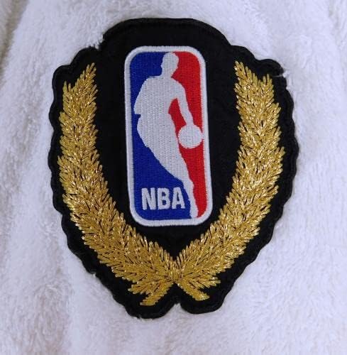 2011-12 NBA All Star Team Orlando Deron Williams 8 משחק הוציא חלוק לבן 632 - משחק NBA בשימוש