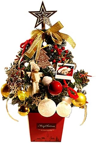 קישוט עץ חג המולד של זהב זוהר קישוטים לחג המולד שולחן עיצוב מסיבה ביתית LED שולחן מיני חג המולד עץ חג המולד חג המולד קישוט זוהר מתנות לחג המולד