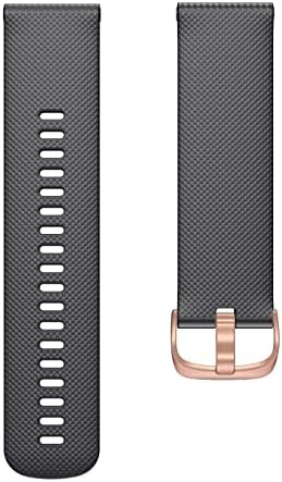 GHFHSG 18 20 22 ממ שעון חכם רצועות רשמיות עבור Garmin Venu 2 חגורת צמיד סיליקון עבור Garmin Venu 2S SQ Braceledband
