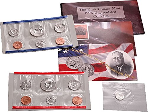 1996 P, D U.S. Mint - 11 מטבעות לא מחולק עם COA Uncirculated
