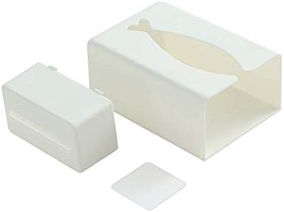 Rahyma Weiping - קופסת רקמות רכבה על קיר טוארה נייר אחסון מארז שקית זבל שקית זבל מחזיק קופסת רקמות אפור