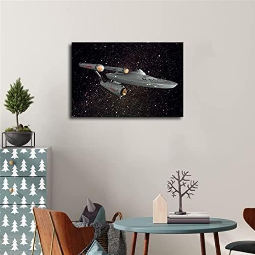קדימה - מסע בין כוכבים פוסטר בית דקור קנבס ציור תמונות HD תמונות חדר שינה סלון עיצוב קיר אמנות ללא מסגרת ומוסגרת תלויה