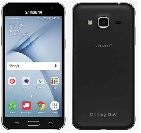 Samsung Galaxy J3 J320V Verizon CDMA 4G LTE טלפון מרובע ליבות W/ 8MP מצלמה- שחור