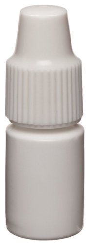 WHEATON 211621 בקבוק נשירה, 6 מל, לבן, LDPE, כולל קצה טפטוף ו 13-425 כובע בורג פוליפרופילן 17 ממ x 58 ממ