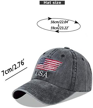 לנגזן אמריקאי דגל כובעי עבור גברים ונשים ארהב דגל בייסבול כובע מתכוונן בחוץ נהג משאית