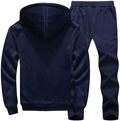 XXBR WINTER 2 תלבושות תלבושות לגברים, בני נוער מעילי ברדס עם מכנסי טרנינג בייסבול ספורט ספורטס חליפות חליפות
