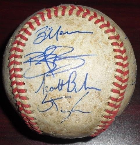 2004 תאומים רוצ'סטר קבוצת AAA חתמה על בייסבול 3 האחים Mauer Perkins Jones JSA - כדורי בייסבול עם חתימה