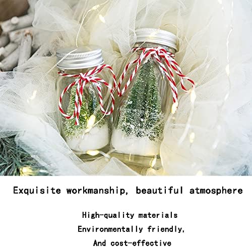 עץ חג המולד Aydfn רוח ובקבוק זכוכית שלג קישוטי נושא חג המולד גבוה קישוטים סימולציה