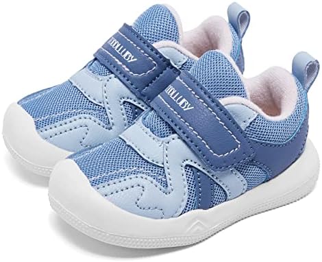תינוק בני בנות הליכה נעלי תינוקות קל משקל ראשון ווקר נעליים לנשימה החלקה וו ולולאה סניקרס 6 9 12 18 24 חודשים