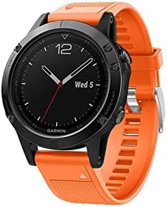 Kdegk Sport Silicone Watchband רצועת כף היד עבור Garmin Fenix ​​6x 6S Pro 5x 5S 5S Plus 3 3HR 20 22 26 ממ