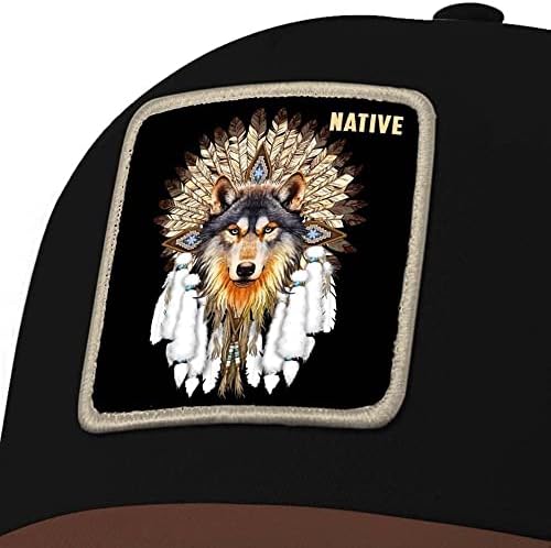 כובע משאית Asvance - כובע בייסבול גב גב לנשים, גברים - כובעים רקומים ילידים אמריקאים - מתנה לאמא, אבא