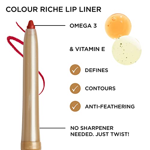 לוריאל פריז קוסמטיקה צבע ריש שפתיים אניה, עירום לכל החיים, 0.007 עוז.