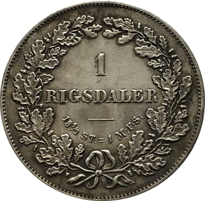 1855 מטבעות גרמניים נחושת מכסף מצופה מטבעות מטבעות מטבעות מלאות מלאות מכה