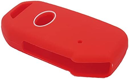 LEMSA 2 PCS גומי סיליקון חכם מפתח חכם מחזיק כיסוי כיסוי מחזיק לקיה 2021 2020 2019 Telluride Seltos Soul Forte Gt Ex Sportage Sorento Cerato NiRo 95440-S9000 95440-Q5000, כחול אדום