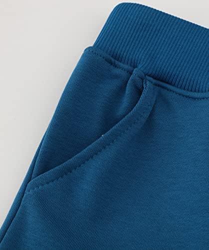 לוקטארק 2 מארז בני שרוך מכנסי טרנינג חמוד דפוס כותנה ספורט אצן מכנסיים