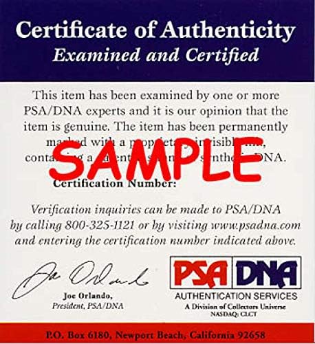 DNA אדום Schoendienst PSA חתום 7x9 קרדינלים של חתימת צילום