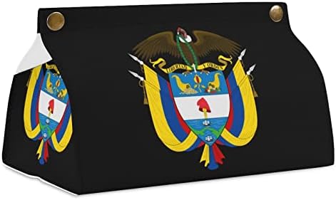סמלים לאומיים של קופסת קולומביה כיסוי לכיסוי נייר פנים מארגן מארגן מחזיק מפיות מפיות שולחני שולחן עבודה דקורטיבי למסעדה ביתית דוכני לילה יהירות