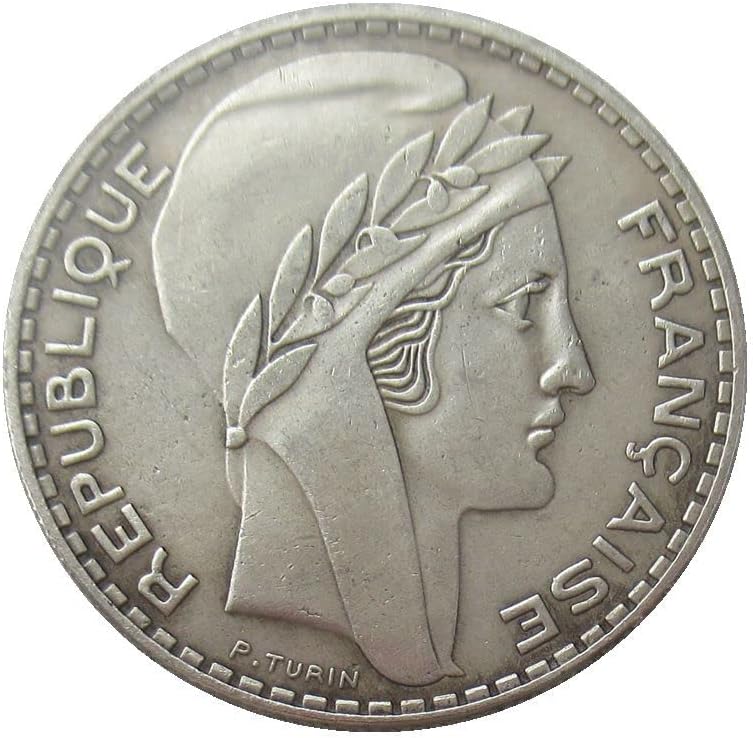 20 פרנק 1929 פרנק צרפתי עותק זר מטבע זיכרון