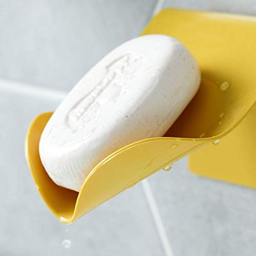 מנות סבון לחדר אמבטיה, פשוט מקלחת מחזיק סבון סבון עצמית, שומר סבון, לבן, כחול, אדום לבנים, צהוב