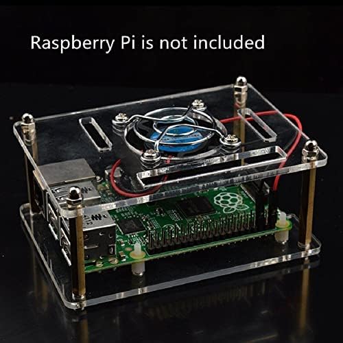 מארז תיבת מארז נקה עיצוב חצי פתוח חצי ערכת מאוורר קירור עוצמת קירור חממה עבור Raspberry Pi 3/2 דגם B/B+ אביזר