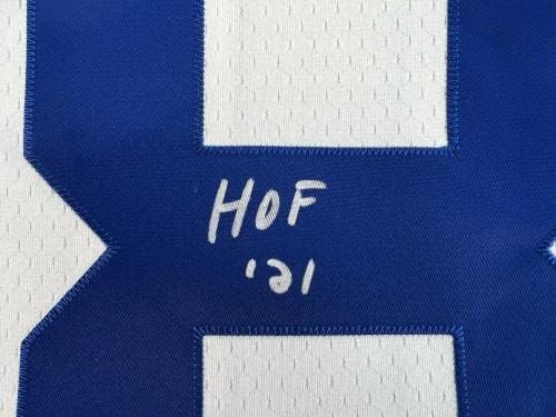 פייטון מאנינג חתום על חתימה HOF 21 Mitchell & Ness העתק ג'רזי קנאים - גופיות NFL עם חתימה