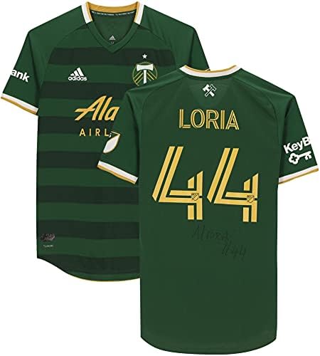 מרווין לוריה פורטלנד טימברס חתימה על חתימה משומשת 44 ג'רזי ירוק מעונת MLS 2020 - גופיות כדורגל חתימה