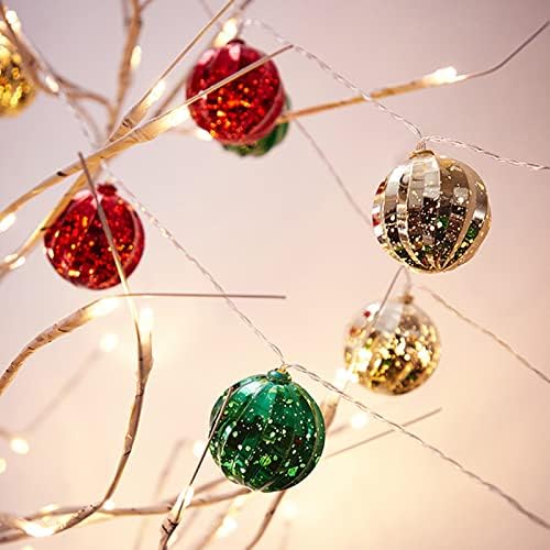 10 נוריות חג המולד מחרוזת אורות סוללה מופעל חג המולד קישוטי דקור חם לבן אורות עבור חיצוני מקורה בית המפלגה