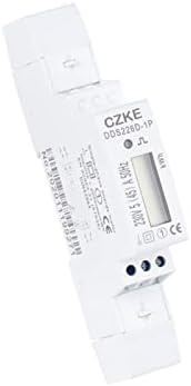 Makee DDS226D-1P LCD 220V 230V 240V מד אנרגיה DIN-RAIL חד פאזי 5 A 5 A AC