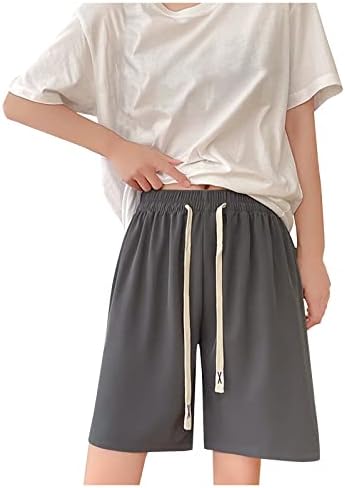 מכנסיים קצרים של חליפת נשים של Zhensanguo מכנסי רגל רזה רזה רזה מכנסיים חיצוניים מזדמנים של חמש נקודות מכנסיים רזים