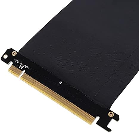 מחברים במהירות גבוהה PCIE Riser Riser כבל GPU Riser Extender, Riser Extend Card PCI -E 3.0 16X מתאם יציאת כרטיס כבלים גמיש -מתאם -