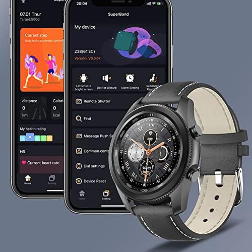 Usbinx Life Z57 SmartWatch Smart Stointing Bluetooth Talk Watch, שעון כושר, שעון ספורט Bluetooth עם שלב, קלוריות, מסלול שינה, שעוני ספורט עבור iOS ואנדרואיד, מתנות לבני נוער