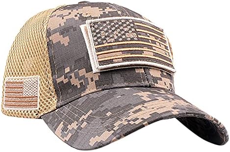 הסוואה אמריקאי דגל תיקון כובע בייסבול כובעי בציר שטף אבא כובע פטריוטית טקטי צבאי צבא כובעי עבור גברים נשים