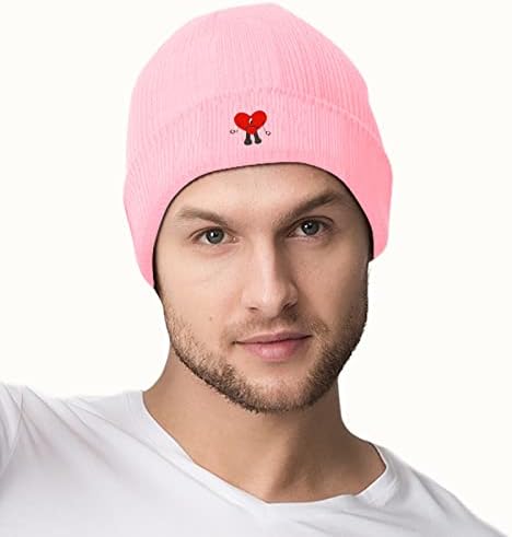 כפת כובע חמוד ארנב כובע, בלתי ורנו חטא טי סרוג תרמית כובעי עבור גברים ונשים, חורף רך שמנמן חם כובע