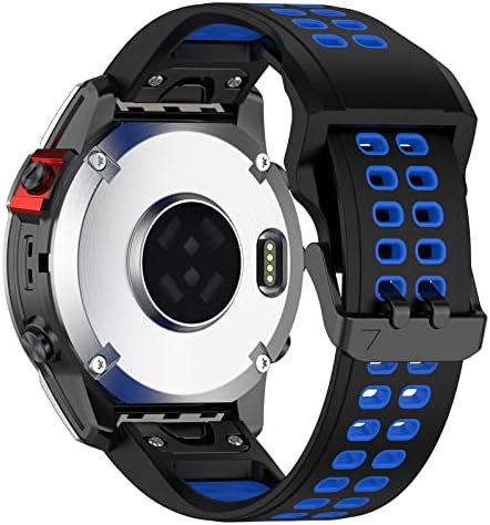 תואם 4-חבילות תואמות ללהקות שעון סולאריות של Garmin Instinct 2x, רצועת החלפת צפייה מהירה בכושר סיליקון רצועה עבור Garmin Instinct 2x Solar Smart Watch