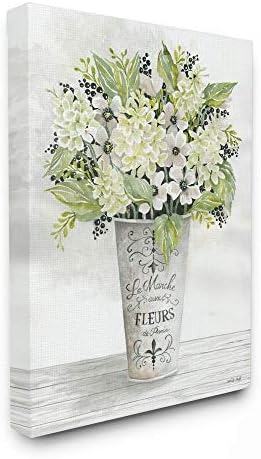 תעשיות סטופל צרפתית פרחי פרחים פרחים פרחים פרחי קסם פריזיים, שתוכננו על ידי סינדי ג'ייקובס אמנות קיר, 16X20, בד