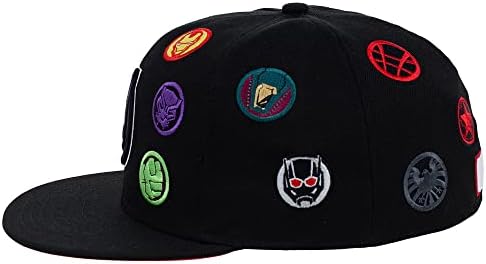 נוקמי מארוול בכל סמלי הלוגו שטר שטר כובע